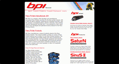 Desktop Screenshot of bpiflexo.com